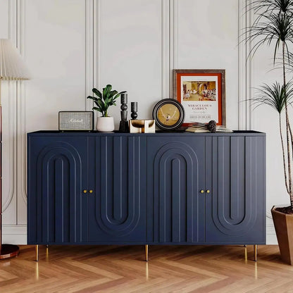 VerdeLux 60" Modern Sideboard Buffet Cabinet